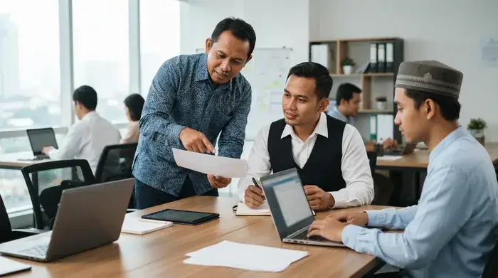 Owner travel membagi tanggung jawab kepada tim melalui workflow digital